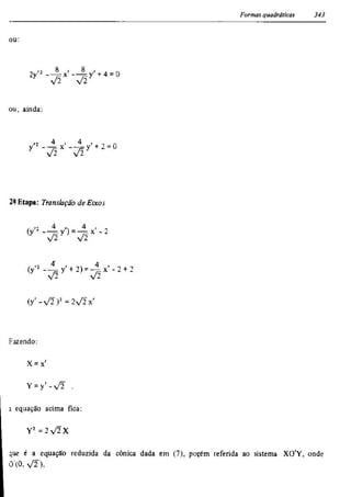 Álgebra linear e geometria analítica 2ª edição