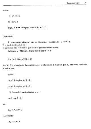 Álgebra linear e geometria analítica 2ª edição