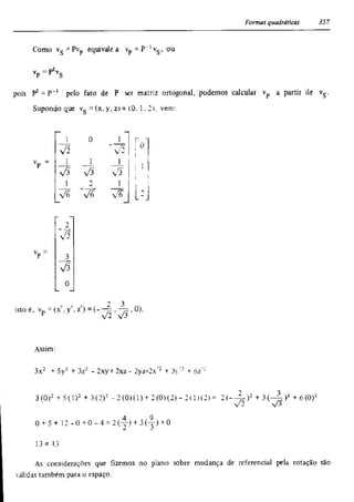 Álgebra linear e geometria analítica 2ª edição