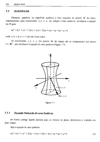 Álgebra linear e geometria analítica 2ª edição