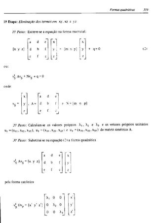 Álgebra linear e geometria analítica 2ª edição