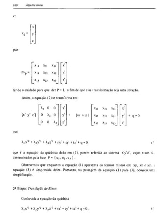 Álgebra linear e geometria analítica 2ª edição