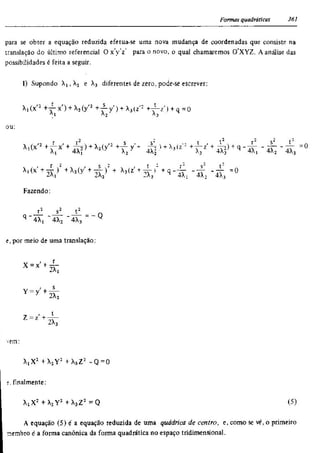 Álgebra linear e geometria analítica 2ª edição