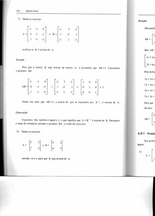 Álgebra linear e geometria analítica 2ª edição