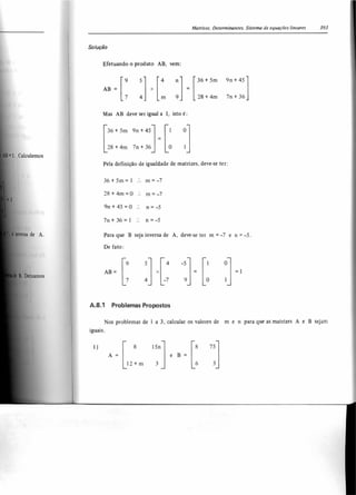 Álgebra linear e geometria analítica 2ª edição