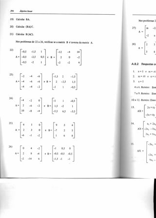 Álgebra linear e geometria analítica 2ª edição