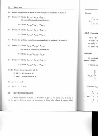 Álgebra linear e geometria analítica 2ª edição