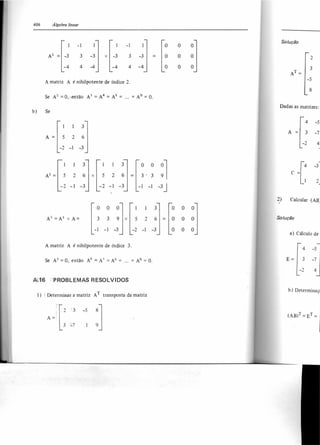 Álgebra linear e geometria analítica 2ª edição