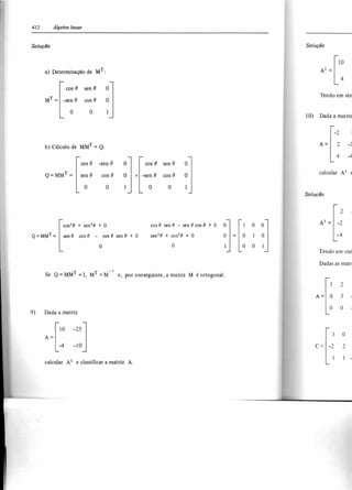 Álgebra linear e geometria analítica 2ª edição