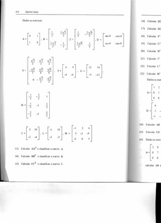 Álgebra linear e geometria analítica 2ª edição