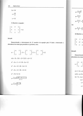 Álgebra linear e geometria analítica 2ª edição