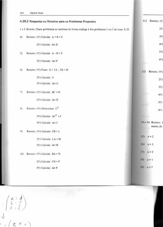 Álgebra linear e geometria analítica 2ª edição