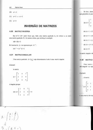 Álgebra linear e geometria analítica 2ª edição