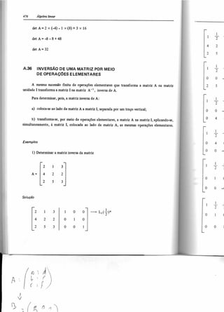 Álgebra linear e geometria analítica 2ª edição