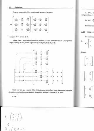 Álgebra linear e geometria analítica 2ª edição