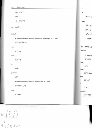 Álgebra linear e geometria analítica 2ª edição
