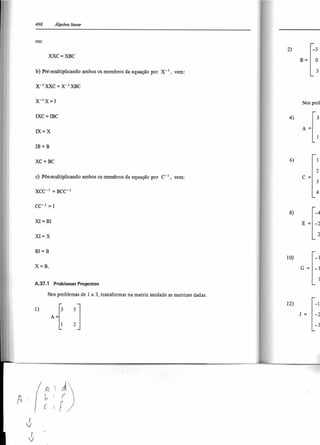 Álgebra linear e geometria analítica 2ª edição