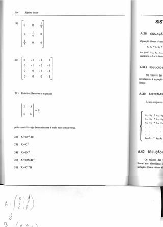 Álgebra linear e geometria analítica 2ª edição