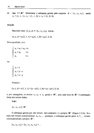 Álgebra linear e geometria analítica 2ª edição