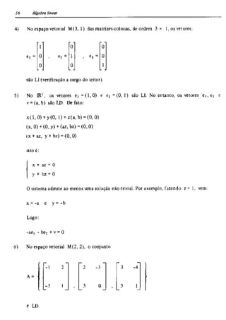 Álgebra linear e geometria analítica 2ª edição