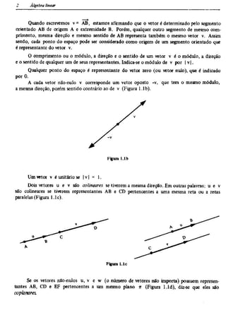 Álgebra linear e geometria analítica 2ª edição