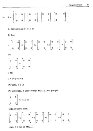 Álgebra linear e geometria analítica 2ª edição