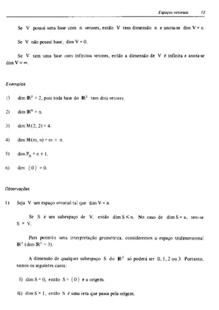 Álgebra linear e geometria analítica 2ª edição