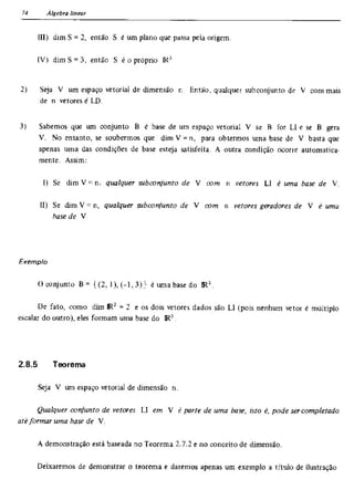 Álgebra linear e geometria analítica 2ª edição