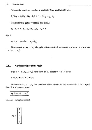 Álgebra linear e geometria analítica 2ª edição