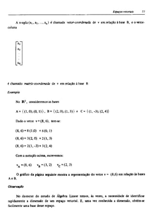 Álgebra linear e geometria analítica 2ª edição