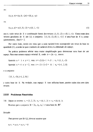 Álgebra linear e geometria analítica 2ª edição