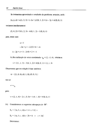 Álgebra linear e geometria analítica 2ª edição