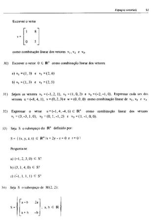 Álgebra linear e geometria analítica 2ª edição