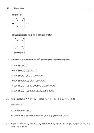 Álgebra linear e geometria analítica 2ª edição