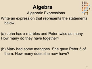 Algebra new is a powerpoint presentation that teaches a person all ...