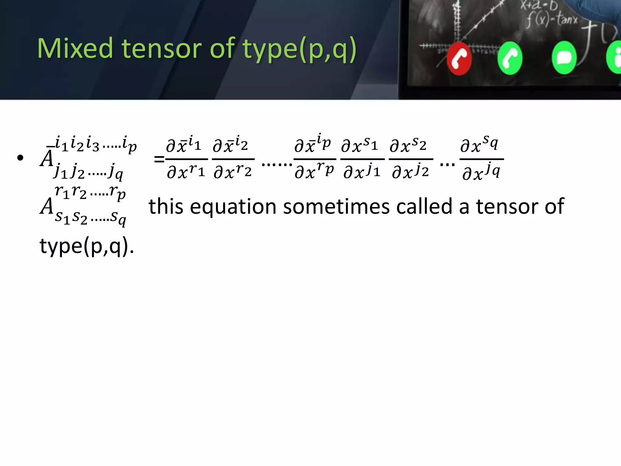 ALGEBRA OF TENSOR .pptx