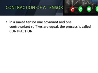 Tensor Contraction Examples ALGEBRA OF TENSOR .pptx