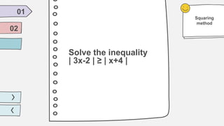 Squaring A Modulus Algebra presentation on topic modulus function and polynomials | PPTX
