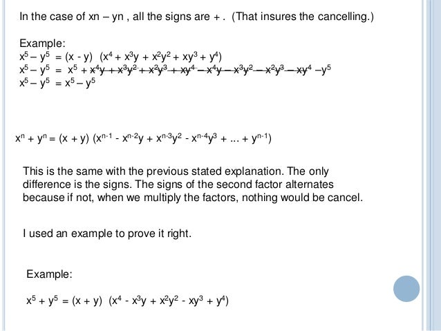 Algebra Project