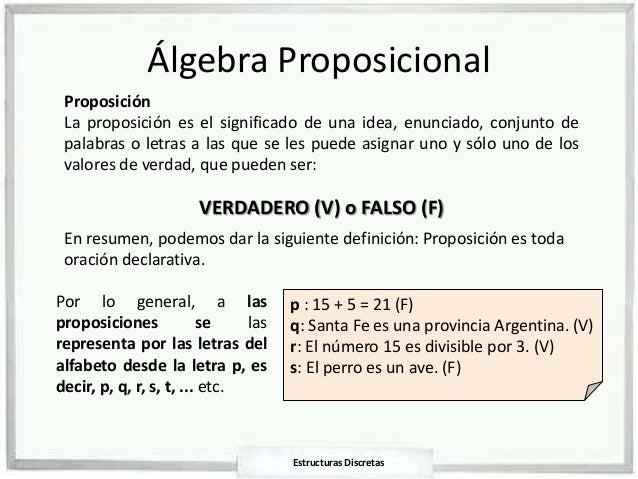 Algebra proposicional