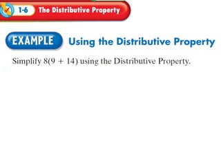 Algebra readiness   distributive property