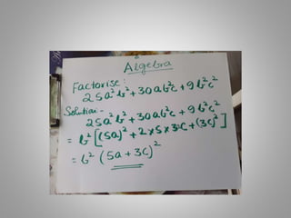 Algebra solved problems