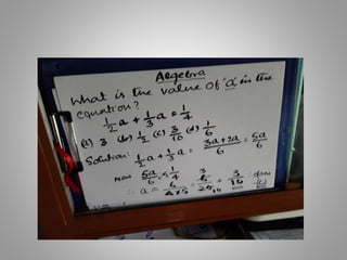 Algebra solved problems