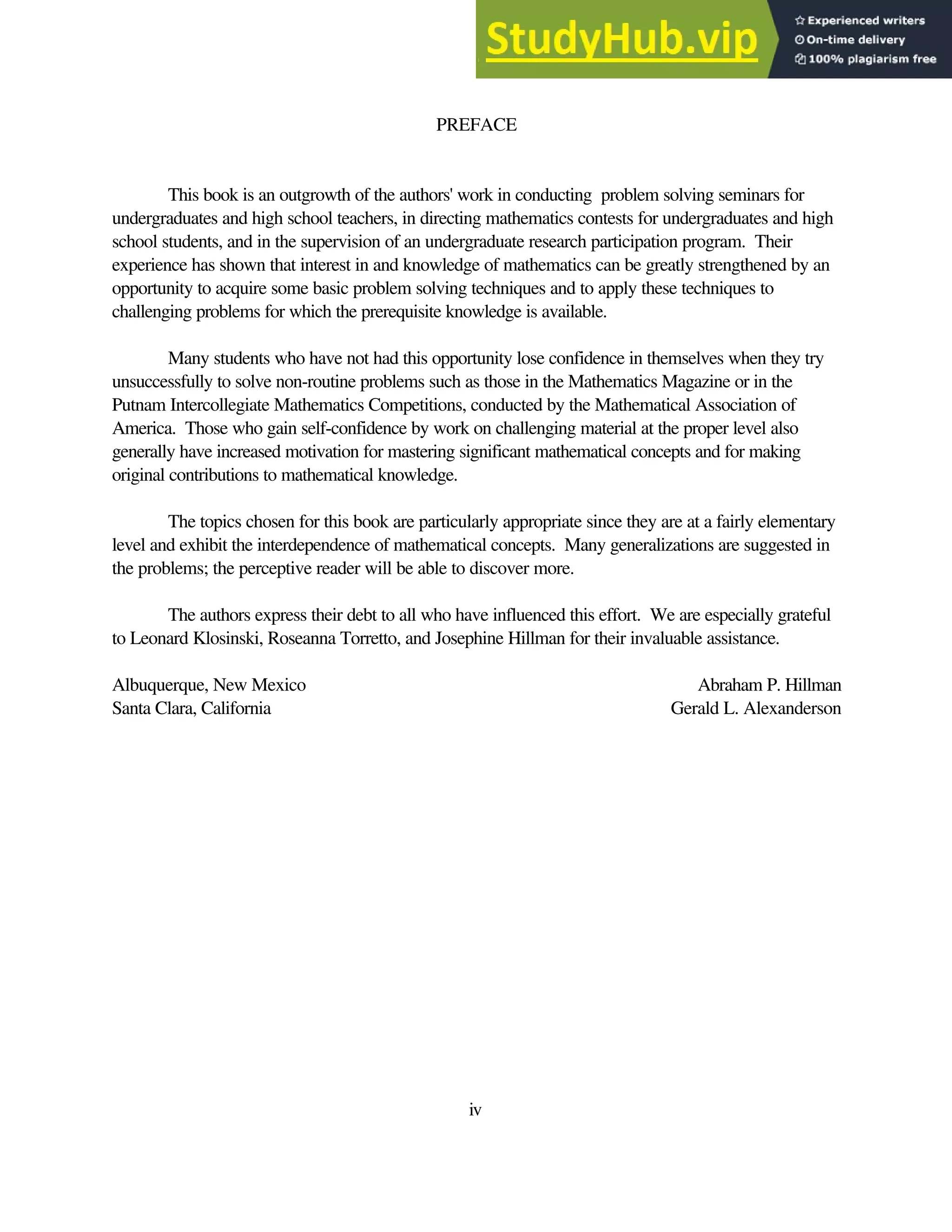 Algebra through problem solving pdf