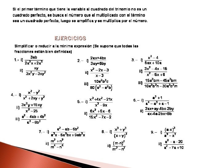 algebra basica