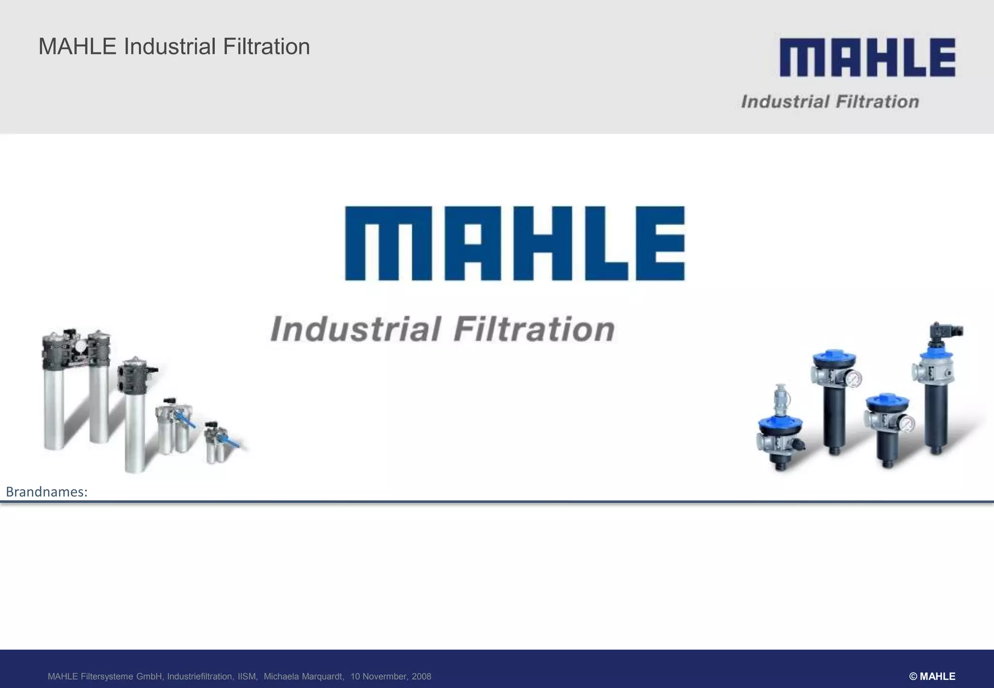 MAHLE Product Overview PPT