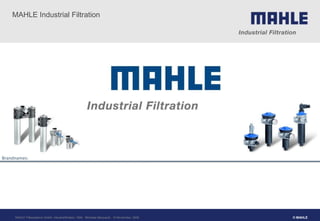MAHLE Industrial Filtration




Brandnames:




     MAHLE Filtersysteme GmbH, Industriefiltration, IISM, Michaela Marquardt, 10 Novermber, 2008   © MAHLE
 