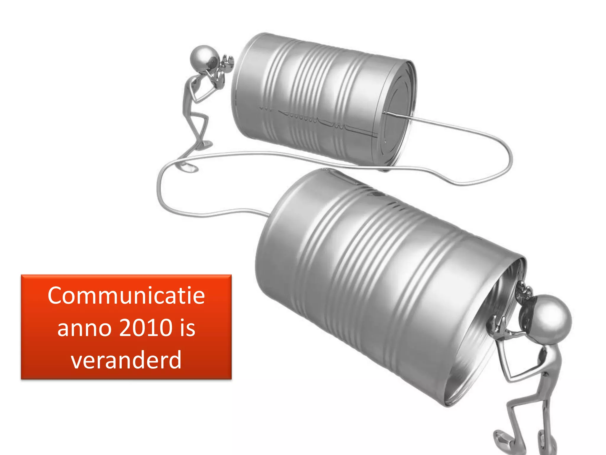 Communicatie anno 2010 is veranderd