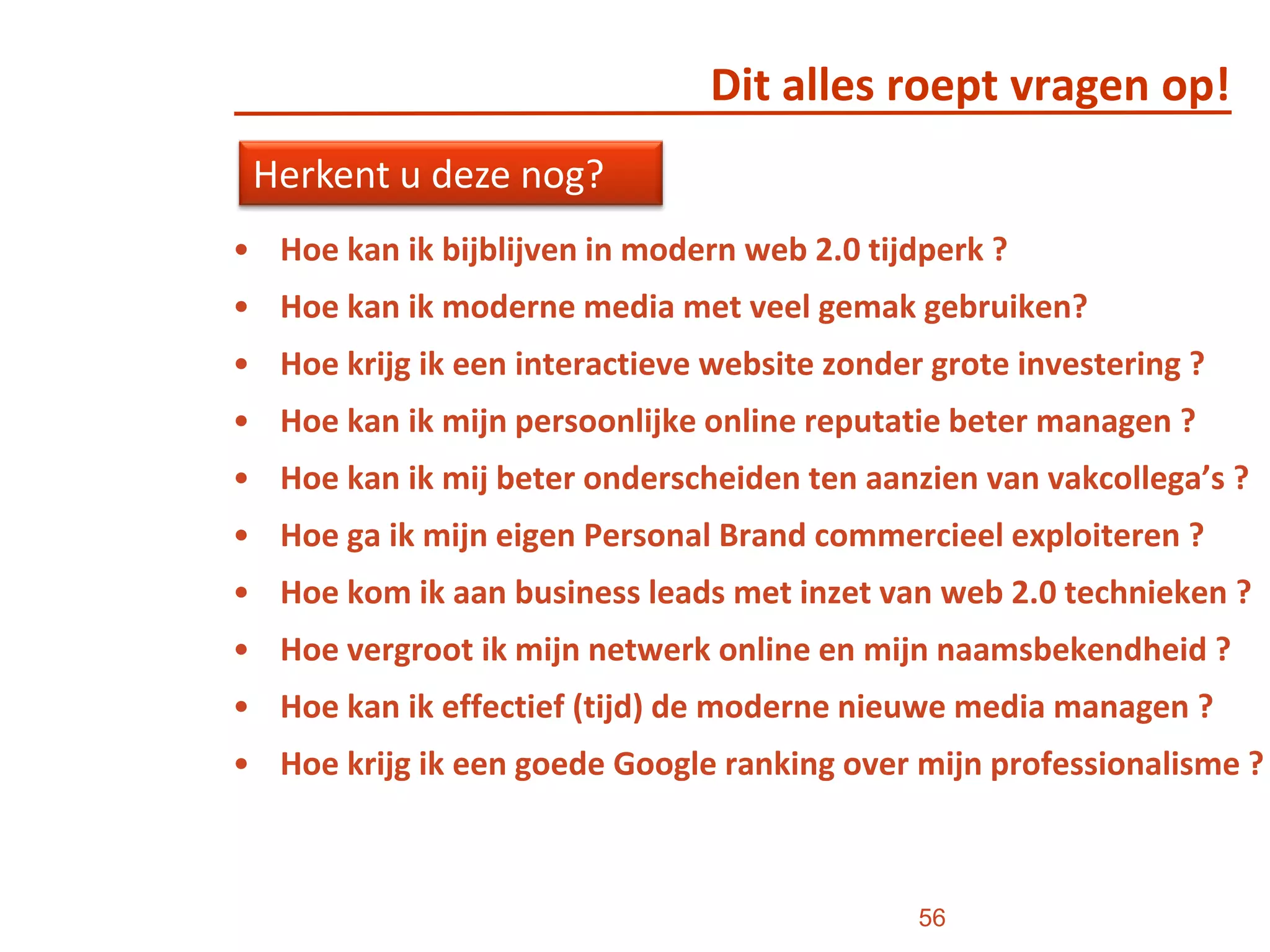 Meer traffic naar de business professional