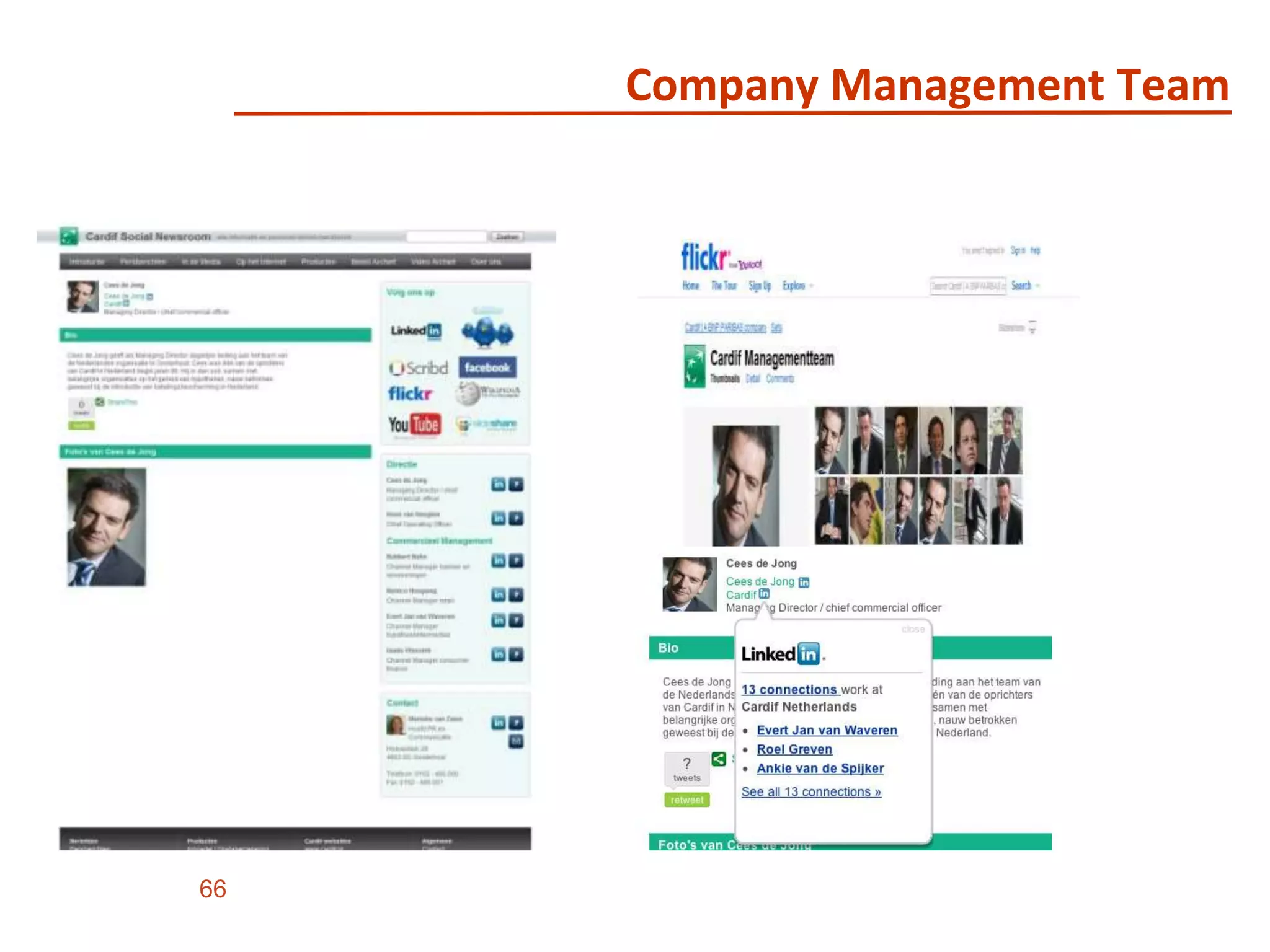 Social Press RoomVestig je organisatie als een bron van informatieCentraliseer je informatieVerbeter je informatie naar journalistenVerhoog de traffic naar je website Ga de dialoog aan met stakeholders63